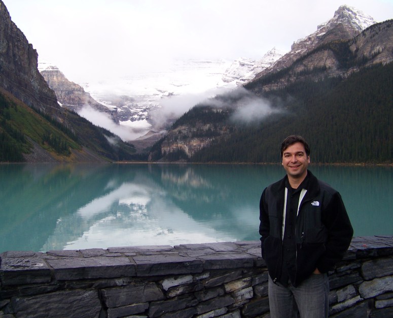 Michael Himick, at Lake Louise, Alberta